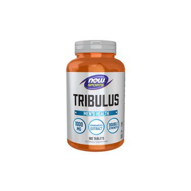 Now Foods Tribulus Terrestris Extract 1000 mg, 180 tablets—standardized double strength supplement designed for men's health. A natural aphrodisiac and male herbs blend supporting vitality and performance.